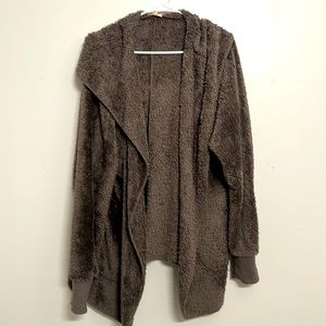 Hem & Thread Soft Open Front Sweater 
size one size